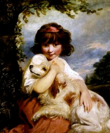 Girl with dog. 1Girl with dog. 1780 Painting by Sir Joshua Reynolds (US Public domain/Commons.wikimedia.org)