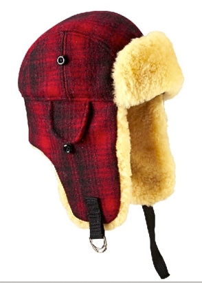 Children! Cover your ears. Maybe your eyes, too. (Plaid hunting hat from www.woolrigh.com)