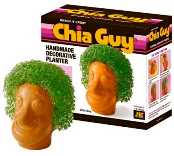 He might have started small - and let it go to his head? (Chia pet (Screenshot.Walgreens.com)