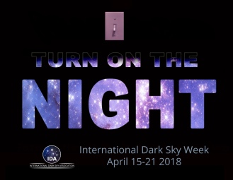 star sign for International Dark Sky Week (Screenschot.International Dark-Sky Week (Screenshot. IDA/darksky.org)
