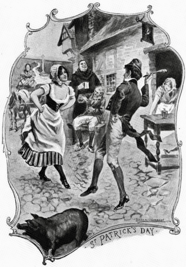 St Patrick's Day dancing and festival. 1902. Leonard Linsdell (USPD pub.date, artist life/Commons.wikimedia.org)
